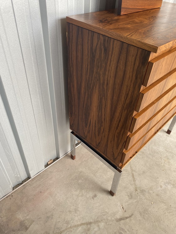 Image 1 of Vintage ladenkast commode incl. spiegel