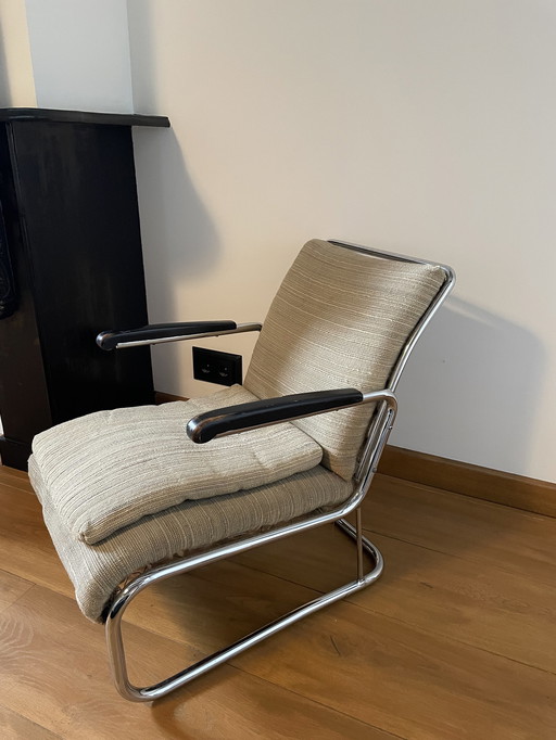 Vintage Buisframe Fauteuil