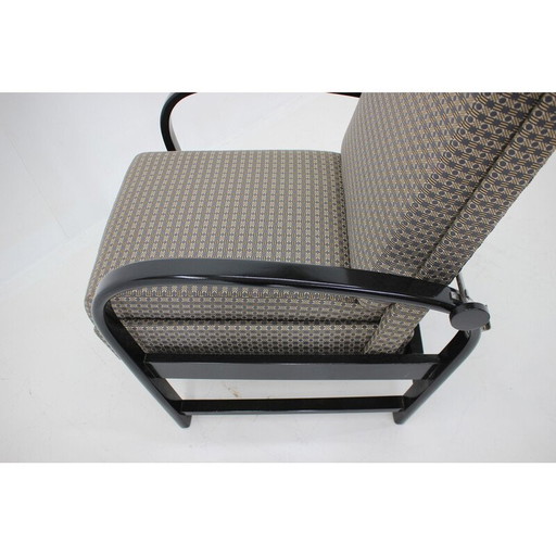 Vintage verstelbare fauteuil van Kropacek Kozelka, Tsjecho-Slowakije 1940