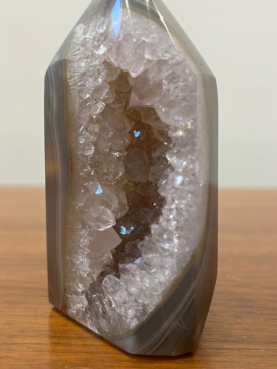 Image 1 of Braziliaanse Druzy Gebandeerde Agaat Toren