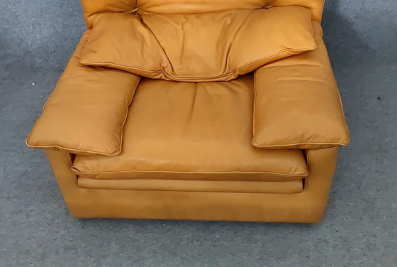 Image 1 of Sesssel Mid Century 60s Deens Design Vintage Retro 60S Loungestoel Fauteuil Leer