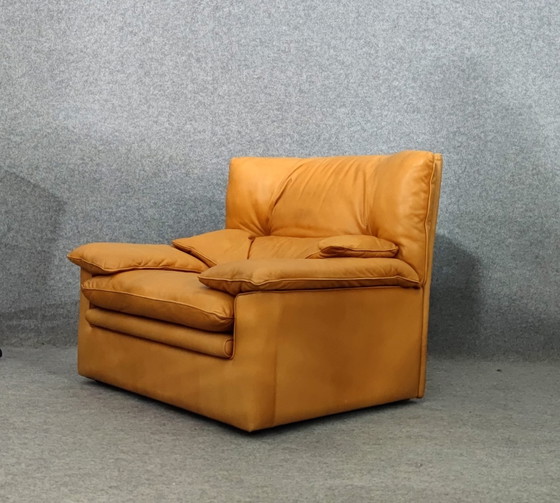 Image 1 of Sesssel Mid Century 60s Deens Design Vintage Retro 60S Loungestoel Fauteuil Leer