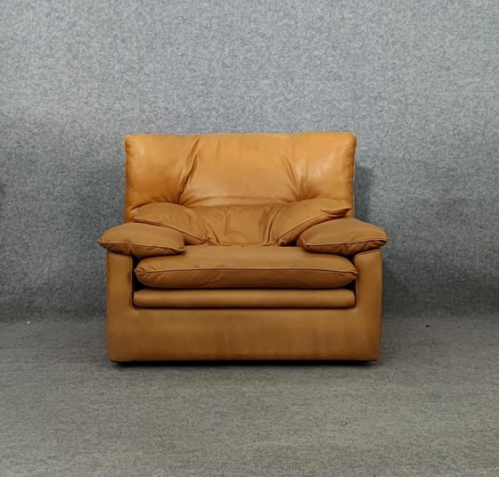 Image 1 of Sesssel Mid Century 60s Deens Design Vintage Retro 60S Loungestoel Fauteuil Leer