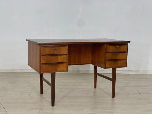 Deens teak bureau bureau vintage