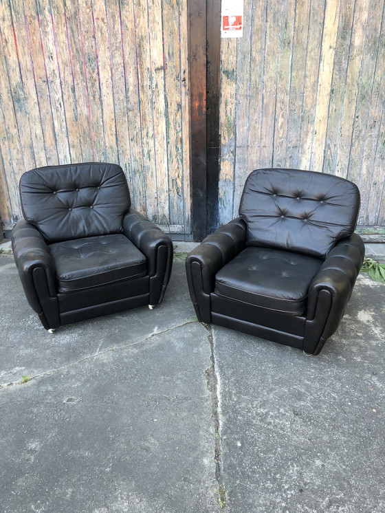Image 1 of 2x Vintage fauteuils