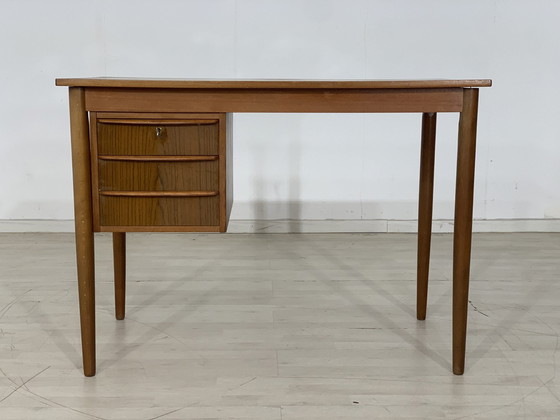 Image 1 of 60s teak bureau bureau office tafel vintage bureau