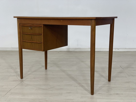 Image 1 of 60s teak bureau bureau office tafel vintage bureau