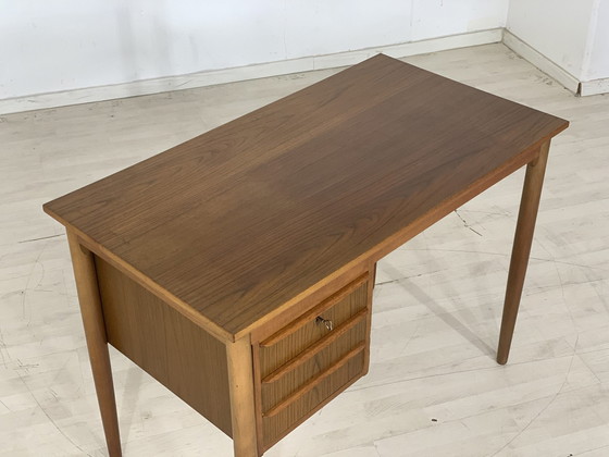 Image 1 of 60s teak bureau bureau office tafel vintage bureau