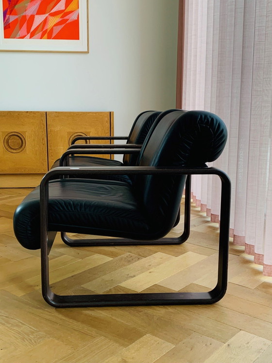 Image 1 of 4x Giroflex Fauteuil Albert Stoll