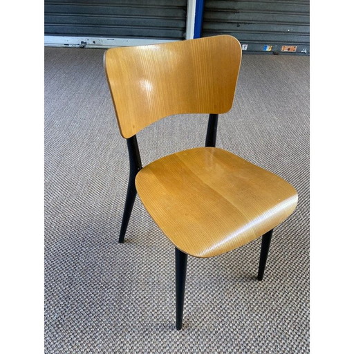 Vintage stoel "Kneuzzargenstull" van Max Bill voor Möbelwerke Horgan Glarus, 1951