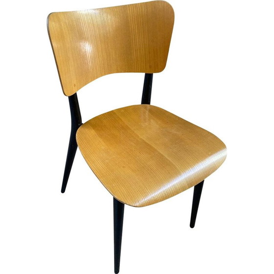 Image 1 of Vintage stoel "Kneuzzargenstull" van Max Bill voor Möbelwerke Horgan Glarus, 1951