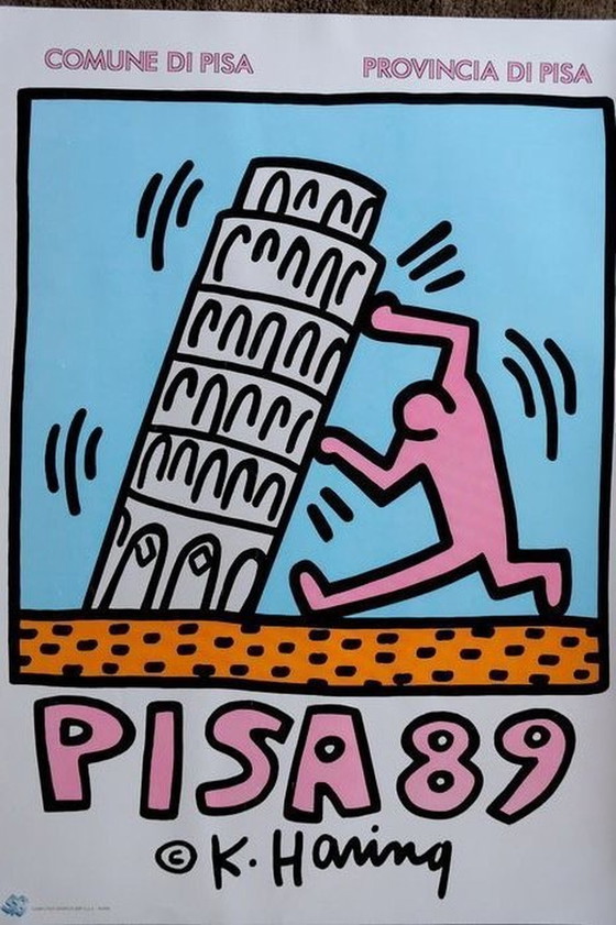 Image 1 of Keith Haring "Pisa" | Poster