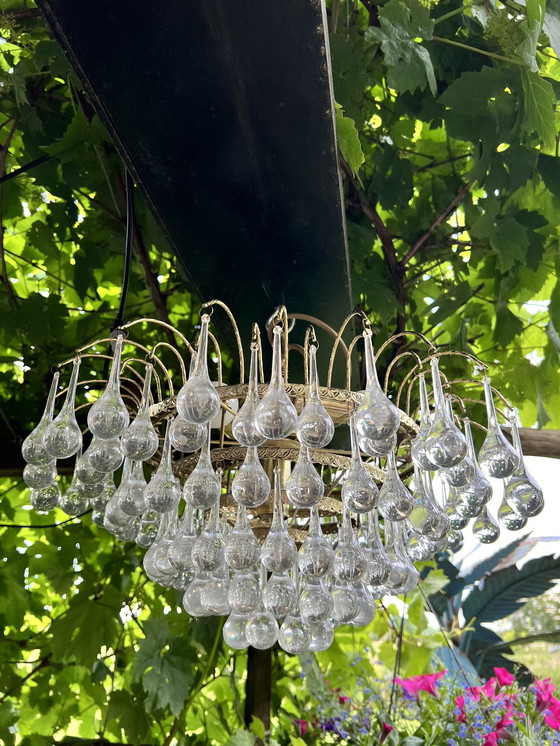 Image 1 of Vintage Design Lucite druppel lamp