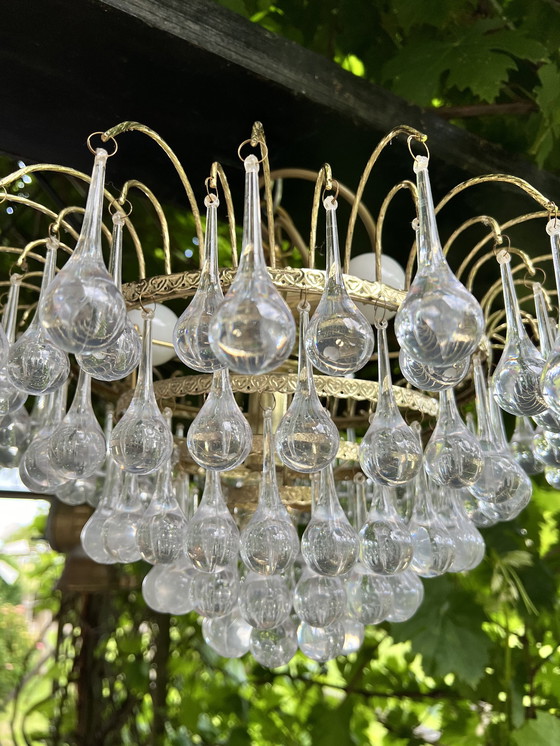 Image 1 of Vintage Design Lucite druppel lamp