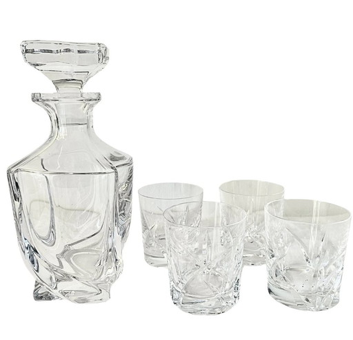 Vintage 5-delige Cristal Whisky set Cristal De Sevres