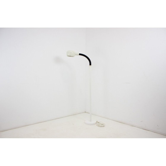 Image 1 of Vintage vloerlamp van metaal en glas, Hongarije 1960