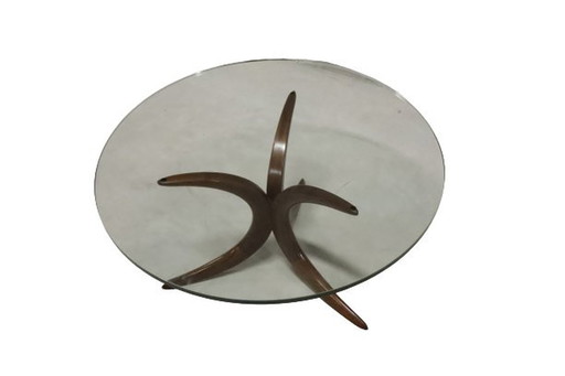 Vintage ronde salontafel