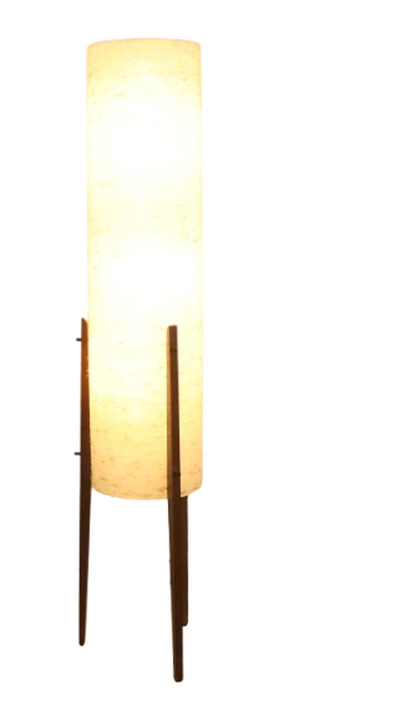 Image 1 of Vintage raket vloerlamp 'Aschhelm' 