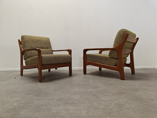 2x Denemarken Loungestoelen