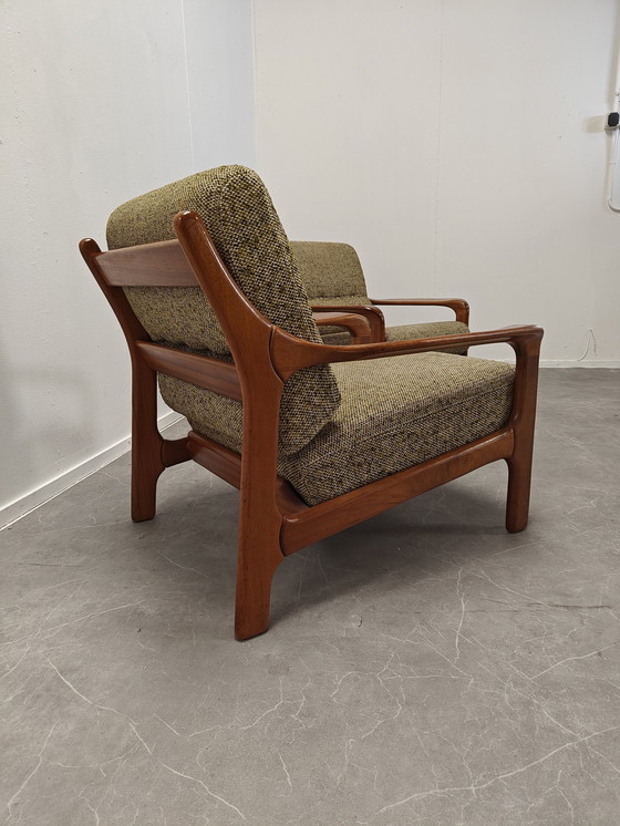 Image 1 of 2x Denemarken Loungestoelen