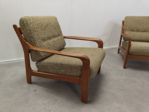 2x Denemarken Loungestoelen