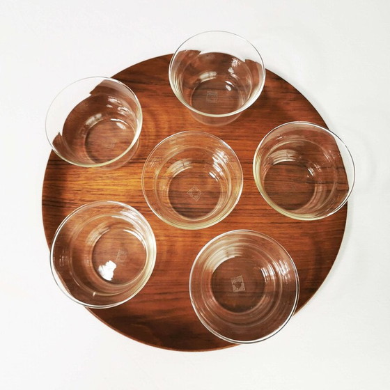 Image 1 of Vintage thee- en koffieservies van Schott en Gen Mainz Jena Glas, Duitsland 1970