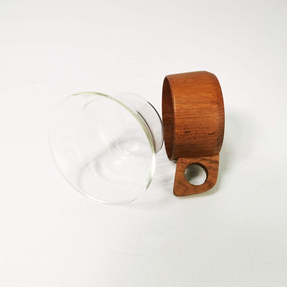 Image 1 of Vintage thee- en koffieservies van Schott en Gen Mainz Jena Glas, Duitsland 1970