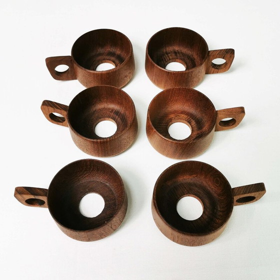 Image 1 of Vintage thee- en koffieservies van Schott en Gen Mainz Jena Glas, Duitsland 1970