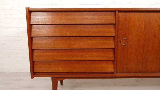 Image 1 of Vintage Dressoir | Schuifdeuren | Teak | 200 Cm