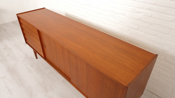 Image 1 of Vintage Dressoir | Schuifdeuren | Teak | 200 Cm