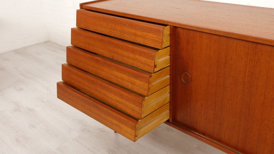 Image 1 of Vintage Dressoir | Schuifdeuren | Teak | 200 Cm