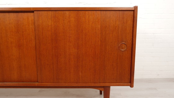 Image 1 of Vintage Dressoir | Schuifdeuren | Teak | 200 Cm