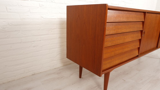 Image 1 of Vintage Dressoir | Schuifdeuren | Teak | 200 Cm