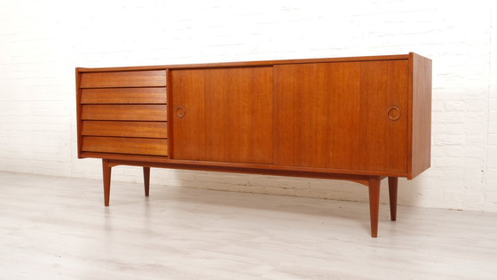 Image 1 of Vintage Dressoir | Schuifdeuren | Teak | 200 Cm