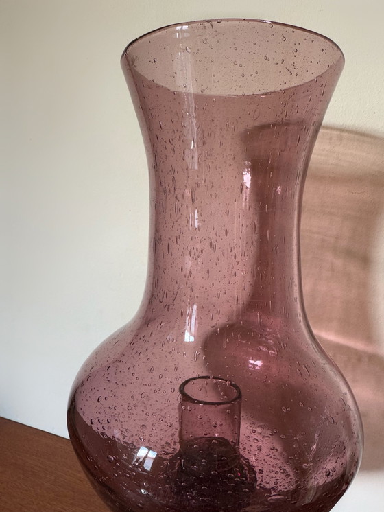 Image 1 of Grote 60's Bubble Glazen Kaarsenhouder