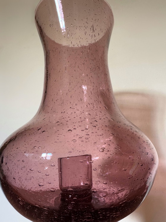 Image 1 of Grote 60's Bubble Glazen Kaarsenhouder