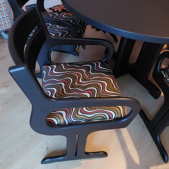 Image 1 of Space age stoelen tafel seventies