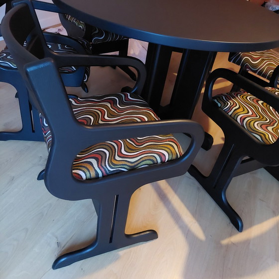 Image 1 of Space age stoelen tafel seventies