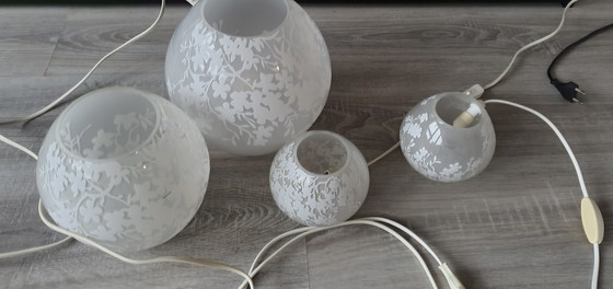 Image 1 of Ikea Vintage Lampjes Bloesem Knubbig 4 stuks