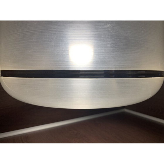 Image 1 of Vintage kunststof chromen hanglamp, 1970-1980