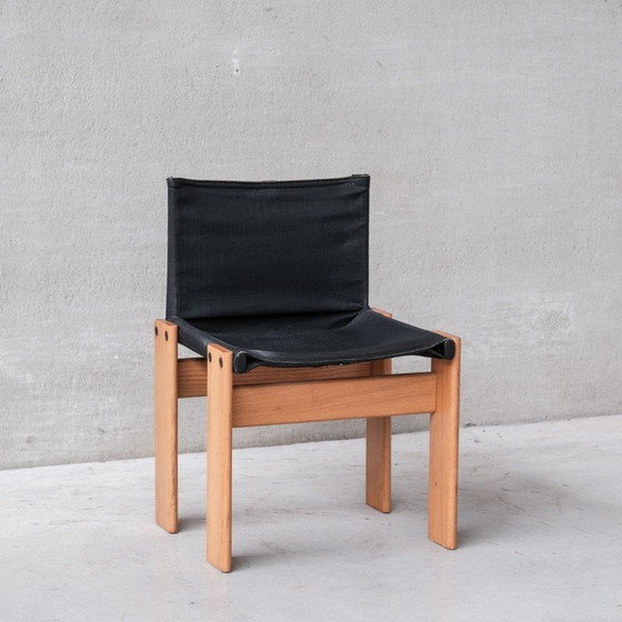 Image 1 of Set van 4 vintage "Monk" stoelen van Afra en Tobia Scarpa voor Molenti, Italië 1970