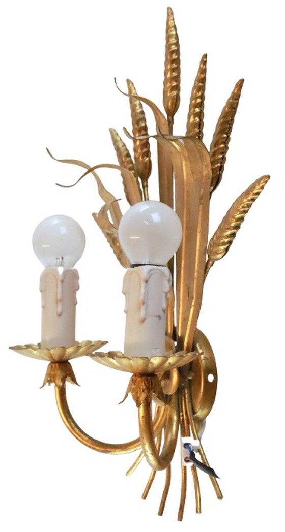 Image 1 of Vintage Hollywood Regency wandlamp lamp 