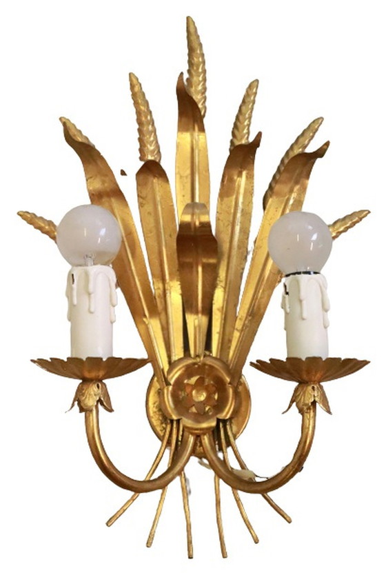 Image 1 of Vintage Hollywood Regency wandlamp lamp 