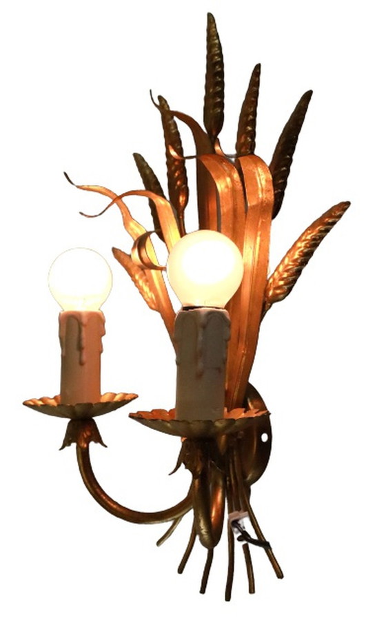 Image 1 of Vintage Hollywood Regency wandlamp lamp 