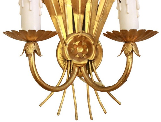 Image 1 of Vintage Hollywood Regency wandlamp lamp 