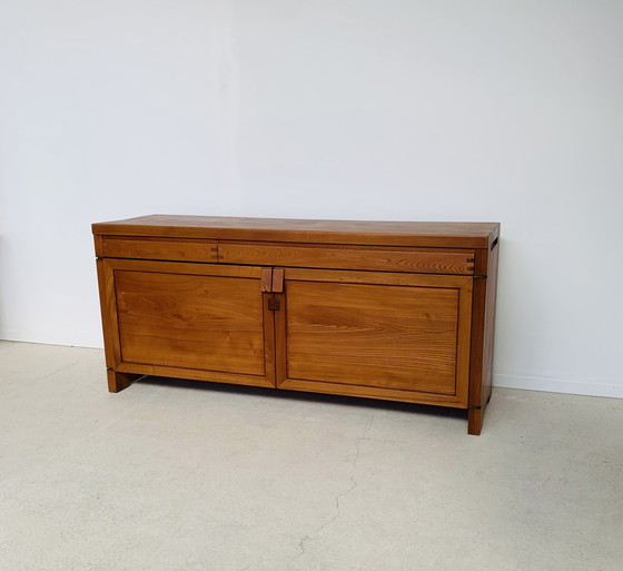 Image 1 of Dressoir R08A Pierre Chapo Orme Gesigneerd P. Chapo 1975 - Iepen dressoir