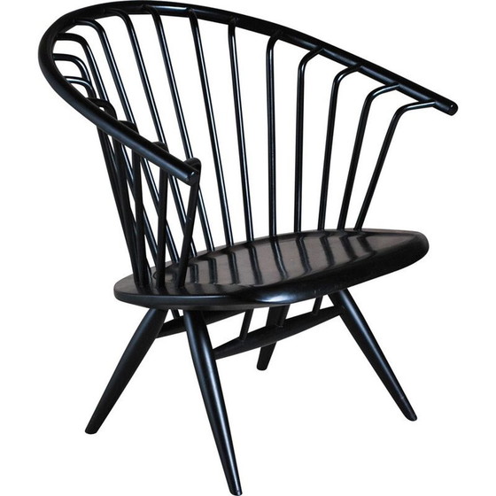 Image 1 of Vintage Crinolette fauteuil van Ilmari Tapiovaara voor Asko, Finland 1960