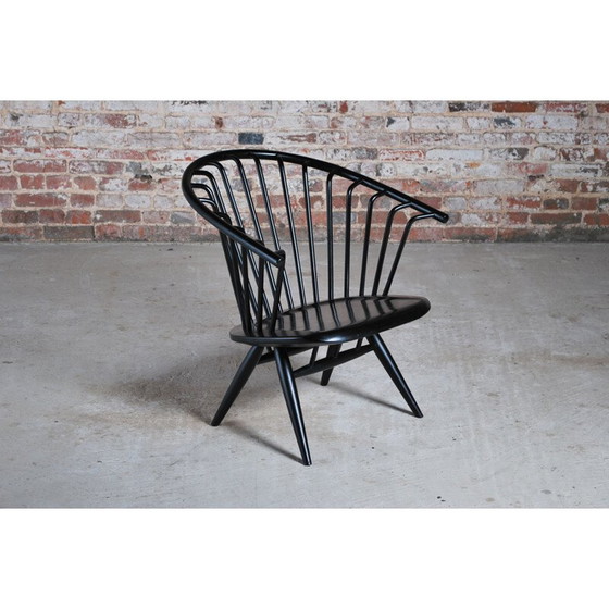 Image 1 of Vintage Crinolette fauteuil van Ilmari Tapiovaara voor Asko, Finland 1960