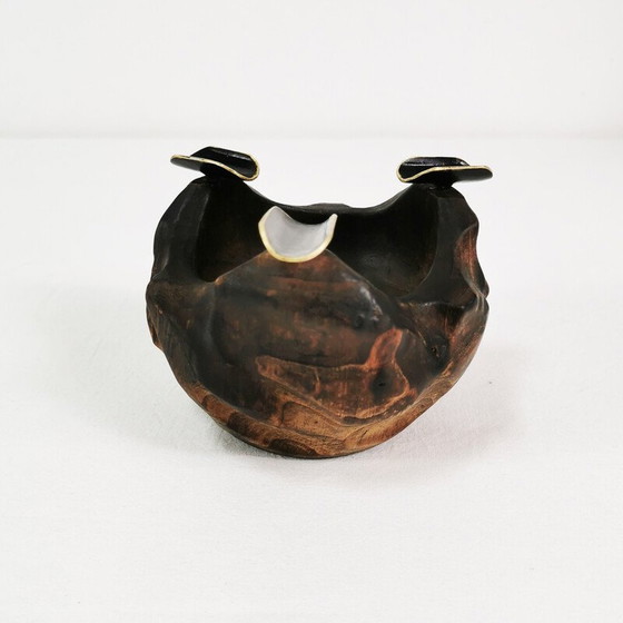 Image 1 of Vintage teakhouten asbak, Denemarken 1960