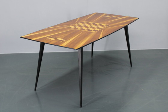 Image 1 of 1960S eetschaaktafel, Tsjecho-Slowakije